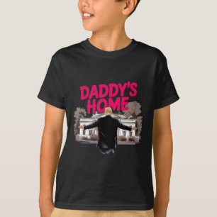 T-shirt Accueil de papa Maison Blanche Trump Retour à la m