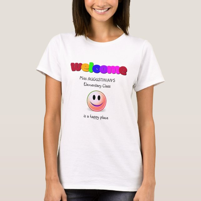 T-shirt Accueil des enseignants (Devant)