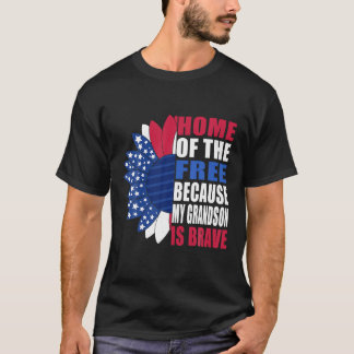T-shirt Accueil des Libres Parce que mon petit-fils est Br