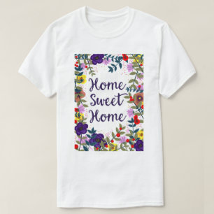 T-shirt Accueil Douce Maison Récif Floral
