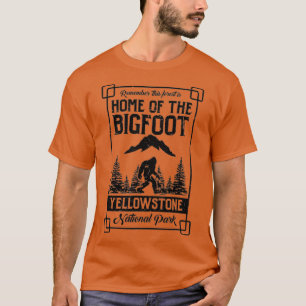 T-shirt Accueil Du Bigfoot Yellowstone National Park Cadea