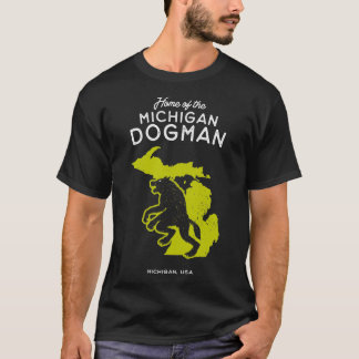 T-shirt Accueil du Michigan Dogman Michigan USA