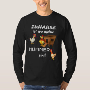 T-shirt Accueil Est Où Mes Poulets Sont Fermiers Agritouri