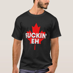 T-shirt Accueil Fête du Canada Eh Feuille d'érable 1er jui