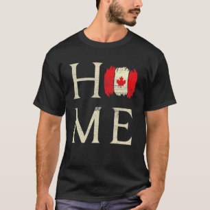 T-shirt Accueil Fête du Canada Maple Fier Drapeau canadien