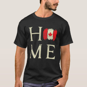 T-shirt Accueil Fête du Canada Maple Fier Drapeau canadien