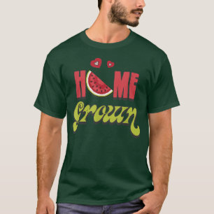 T-shirt Accueil Fruit de mer Cultivée Fête de pastèque Vin