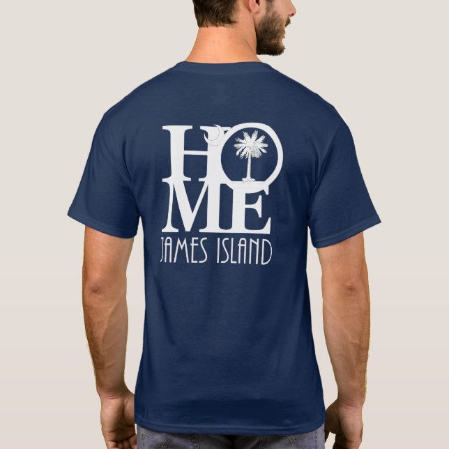 T-shirt ACCUEIL Île James (Imprimer de retour) (Dos)