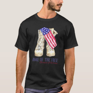 T-shirt Accueil Le Libre À Cause Du Courageux Quart Juille