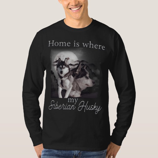 T-shirt Accueil Mon Husky Sibérien (Devant)