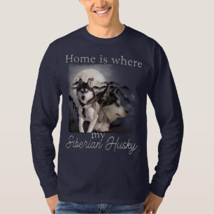 T-shirt Accueil Mon Husky Sibérien