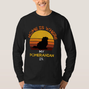 T-shirt Accueil Mon Poméranien Est Drôle Citation Chien Co