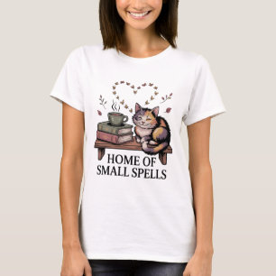 T-shirt Accueil Petits Spells Cosy Cottage Witch Crème