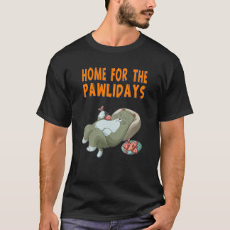T-shirt Accueil Pour L'Amoureux des chats Pawlidays Drôle