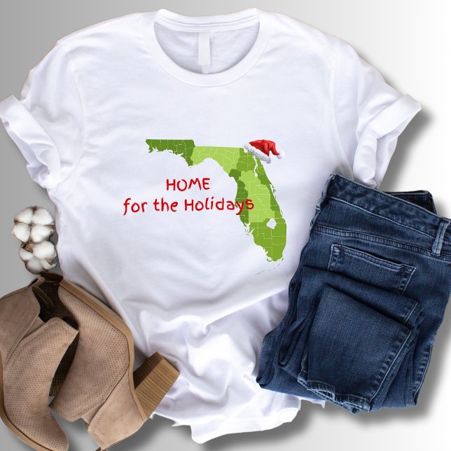 T-shirt Accueil Pour Les Vacances Florida Vacances D'Hiver (Créateur téléchargé)
