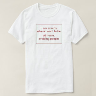 T-shirt Accueil (rouge)