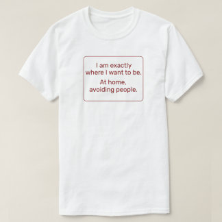 T-shirt Accueil (rouge)