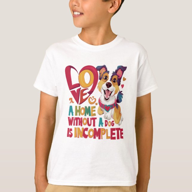 T-shirt Accueil sans chien incomplet (Devant)