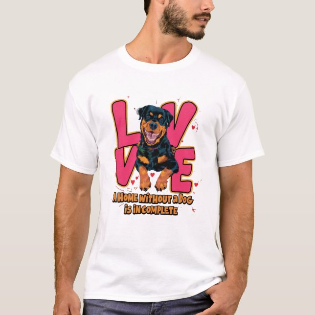 T-shirt Accueil sans chien incomplet (Devant)