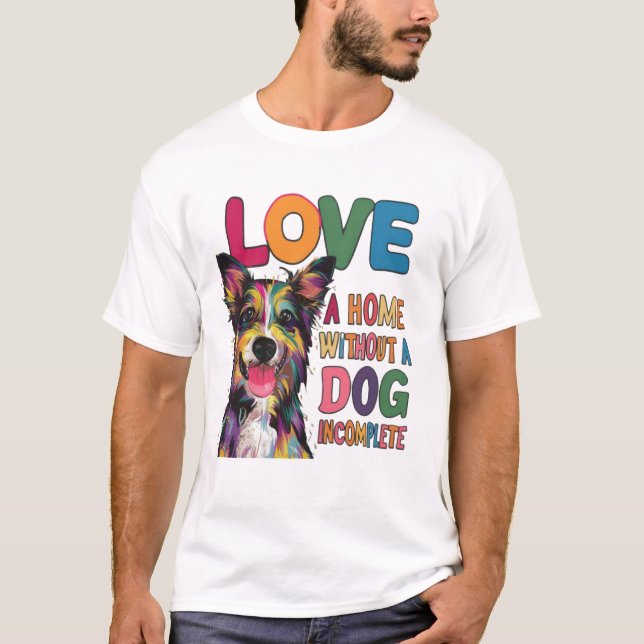 T-shirt Accueil sans chien incomplet (Devant)