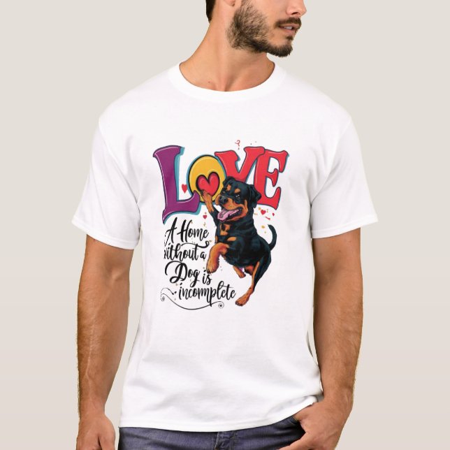 T-shirt Accueil sans chien incomplet (Devant)