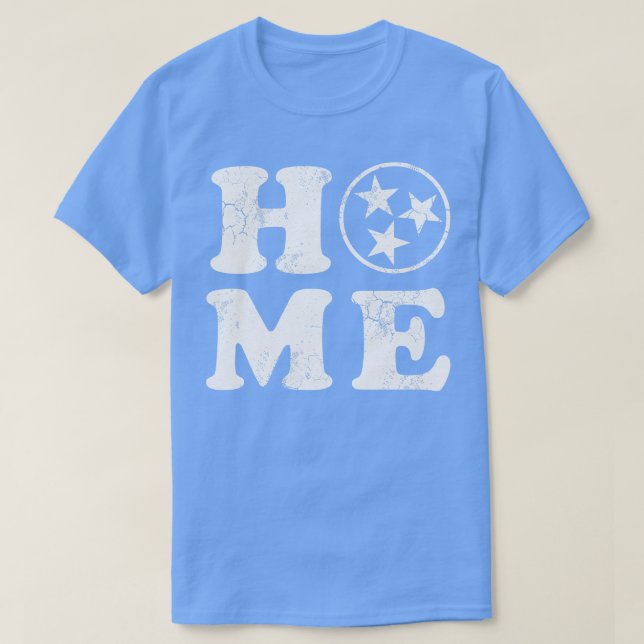 T-shirt Accueil Tennessee Drapeau orange (Design devant)