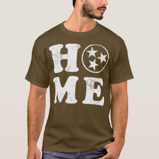 T-shirt Accueil Tennessee Drapeau orange