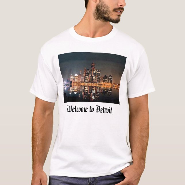 T-shirt Accueil vers Detroit (Devant)