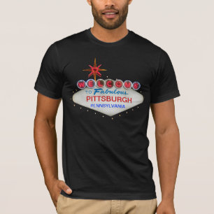 T-shirt Accueil vers Las Vegas fabuleux/Pittsburgh