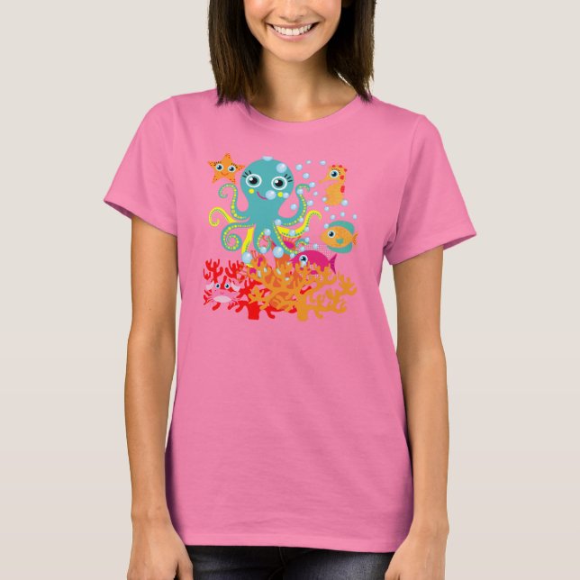 T-shirt Accueil vers l'océan (Devant)
