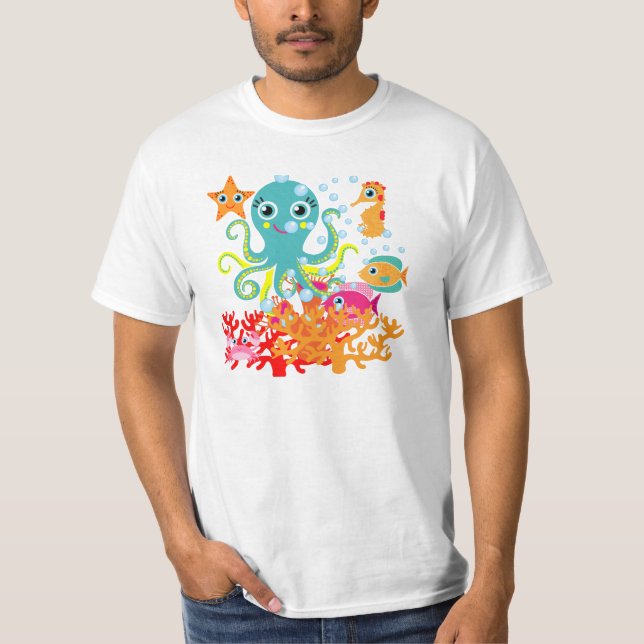 T-shirt Accueil vers l'océan (Devant)