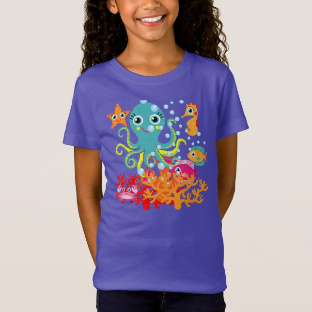 T-Shirt Accueil vers l'océan (Devant)