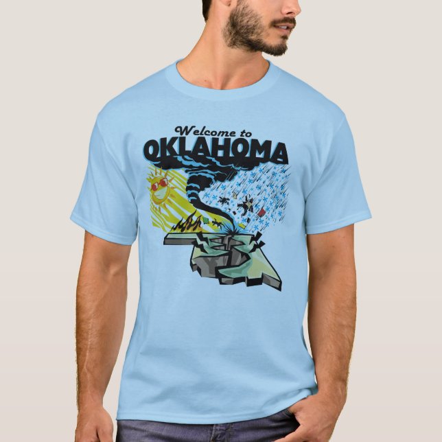 T-shirt Accueil vers l'Oklahoma (Devant)