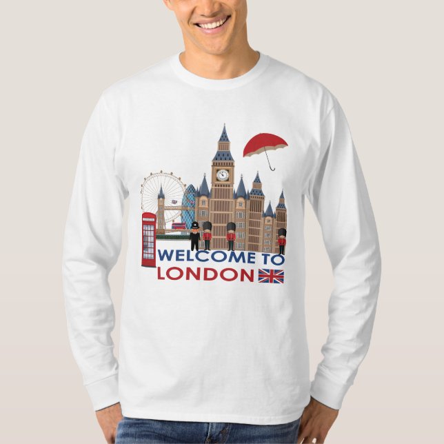T-shirt Accueil vers Londres (Devant)