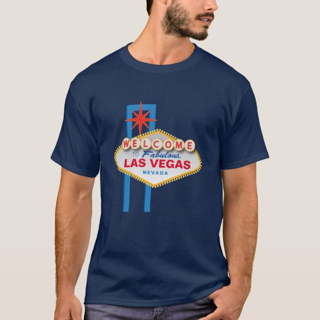 T-shirt "Accueillez signe iconique de Las Vegas au Nevada (Devant)
