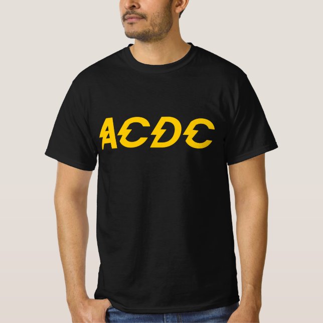 T-SHIRT ACDC MEATH METAL MUSIC BAND FANS AMATEURS (Devant)