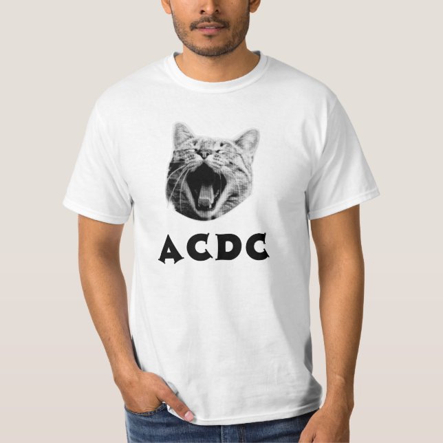 T-SHIRT ACDC MEATH METAL MUSIC BAND FANS AMATEURS (Devant)