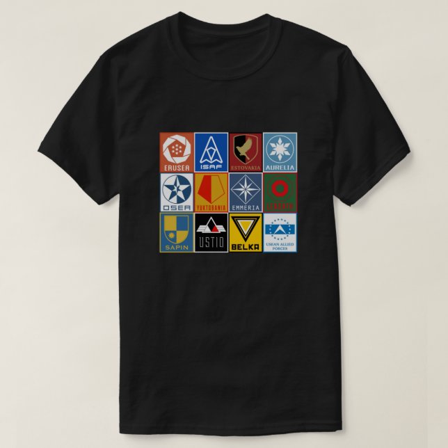 T-shirt Ace Combat Strangereal Roundels Essential  (Design devant)