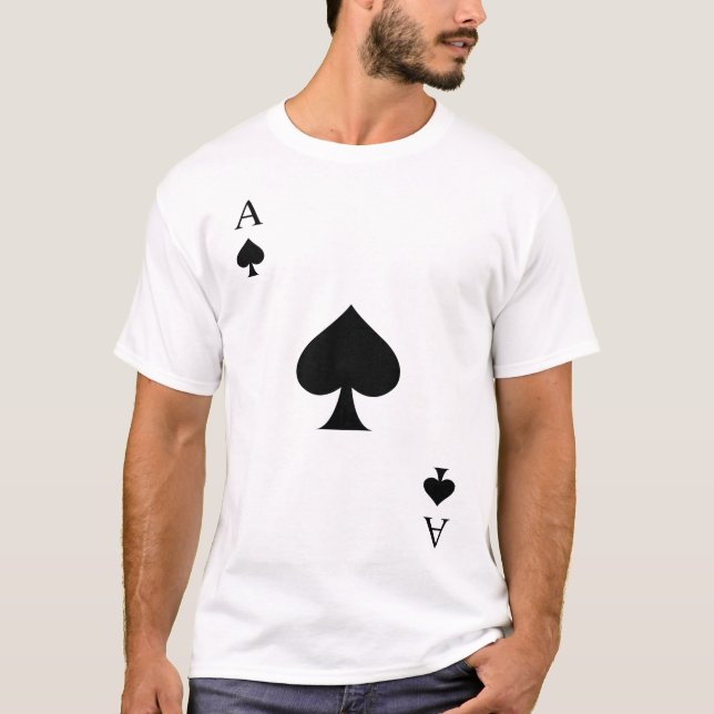 T-shirt Ace de pique (Devant)
