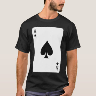 T-shirt Ace de pique Jeu carte