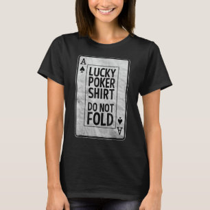 T-shirt Ace De Pique Lucky Poker Tee