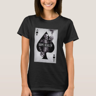T-shirt Ace de Spades Dope Dealer - Drôle Vinatge Old Scho