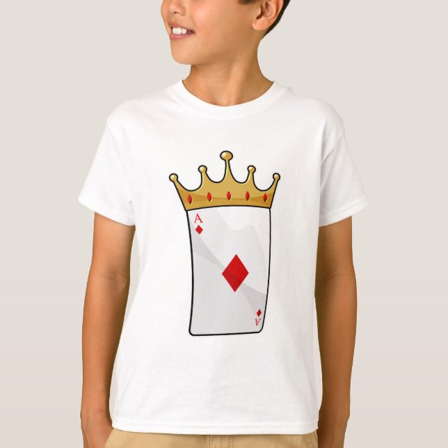 T-shirt Ace diamant avec Couronne (Devant)