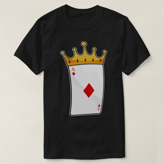 T-shirt Ace diamant avec Couronne (Design devant)