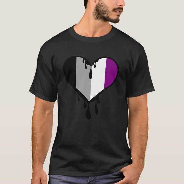 T-shirt Ace Fierté Déchirer Coeur (Devant)