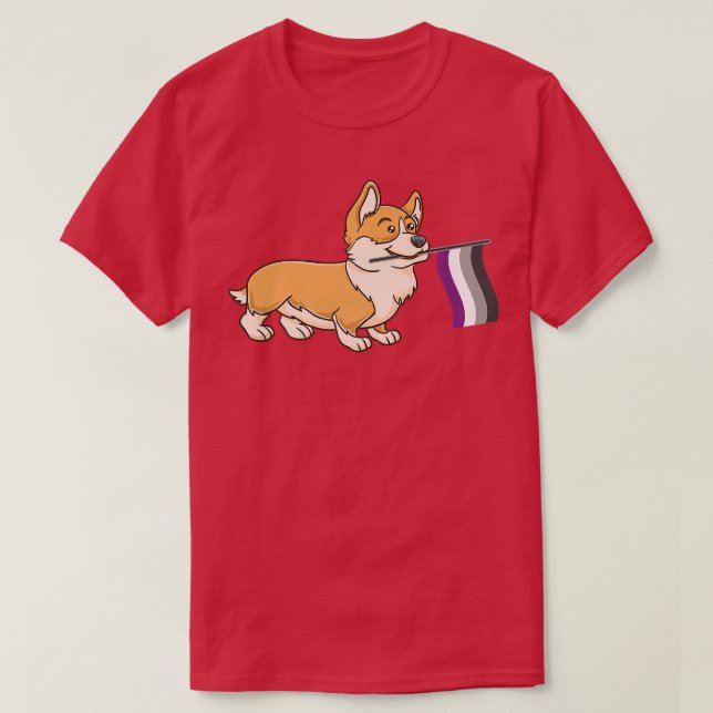 T-shirt Ace Pride Corgi pour Aseus  (Design devant)
