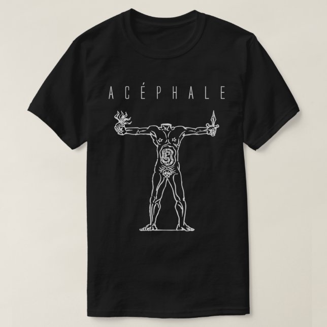 T-shirt Acephale Bataille Klossowski Callois (Design devant)