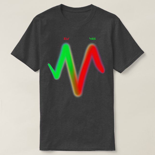 T-shirt Achat douteux Diagramme de vente (Design devant)