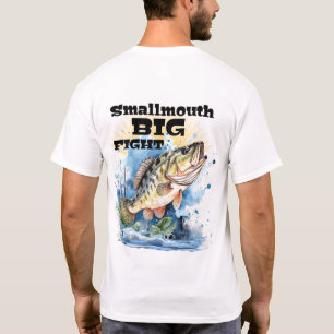 T-shirt Aché de Perche à Grande Bouche Personnalisez NOM P