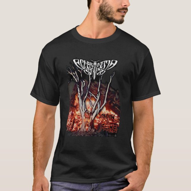 T-shirt Acherontia Styx Ombre et flamme (Devant)